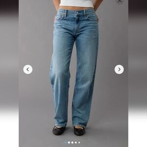 American Eagle Ex Boyfriend Denim Jeans 4 Regular Strigid G122